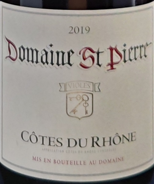 Domaine St. Pierre Cotes du Rhone Blanc 2019